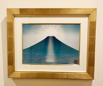 風水絵画『赤富士の絵』