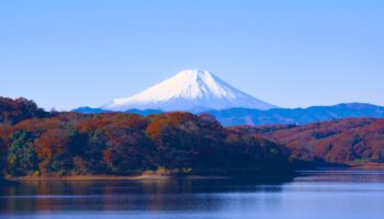 世界から見た富士山と赤富士
