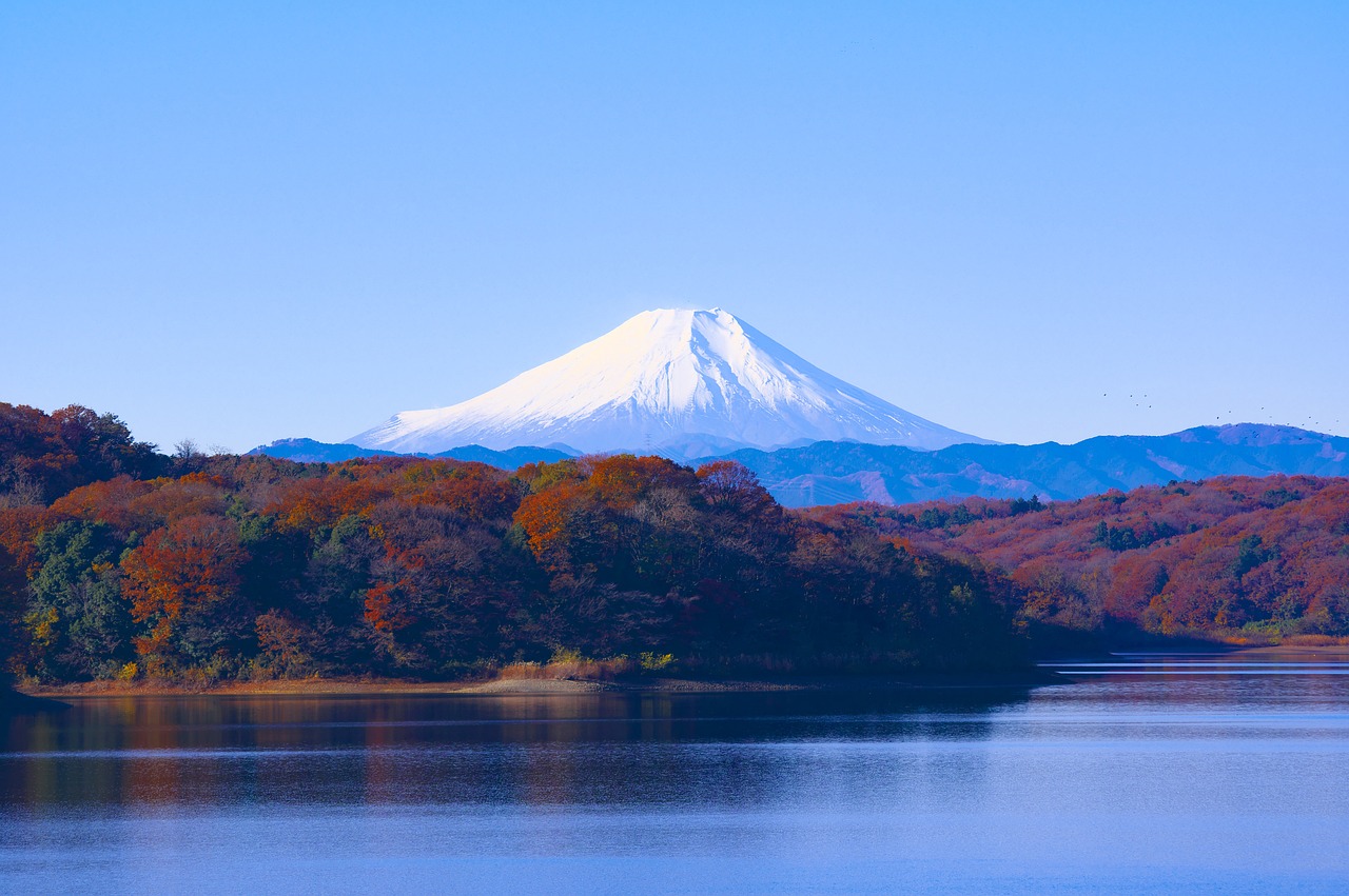 世界から見た富士山と赤富士